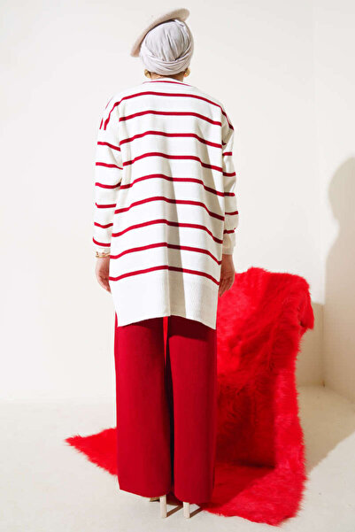 Lavanta Tekstil Baby Collar Bow Knitwear Double Set