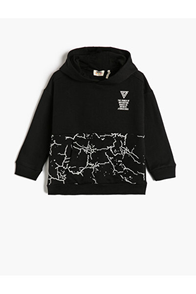 Koton 4wkb10238tk Erkek Çocuk Sweat Siyah