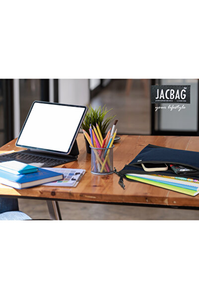 Jacbag Dual Zip Folder -Two Compartment File A4