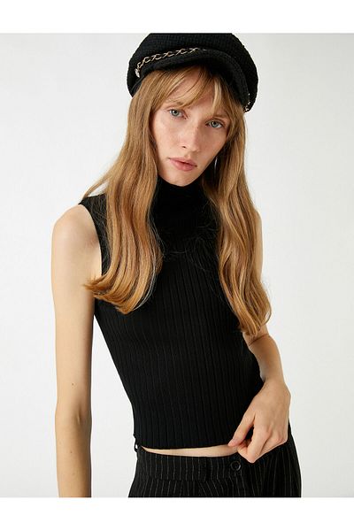 Koton Knitwear Tank Top Turtleneck