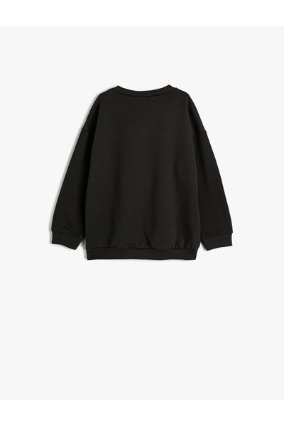 Koton Batman Sweatshirt Licensed Long Sleeve Crew Neck Cotton Raised