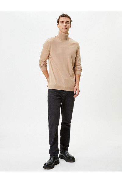 Koton Acrylic Knitwear Sweater Turtleneck