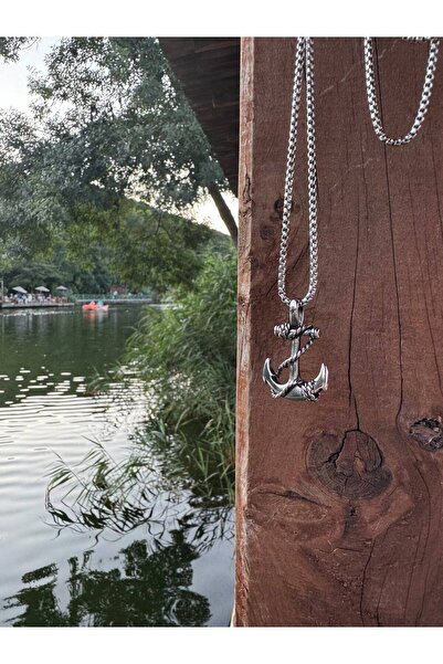 Herşey Nota Çapa Denizci Kaptan Paslanmaz Çelik A Plus +++ Kalite Kolye Ucu v...