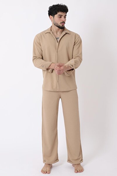 Stilkombin Knitted Snap Fastener Winter Jogger Suit Qm 6336-2011_72010