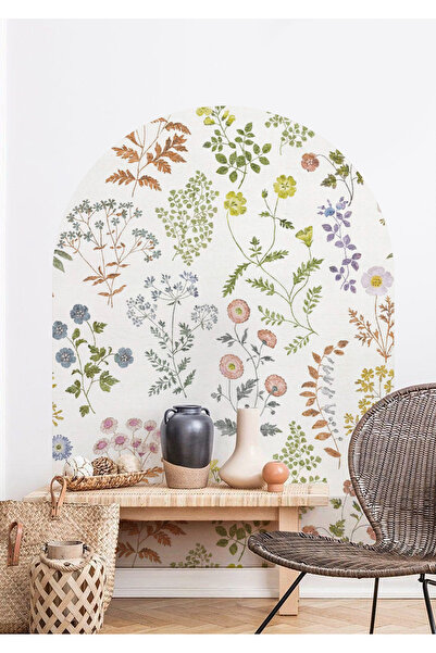 WALLHUMAN Boho - Bohem Tarz Oval Kemer Dekoratif Duvar Stickerı