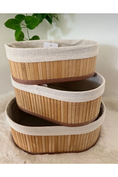 ezgi çeyiz مجموعة من 3 سلات تنظيمية
