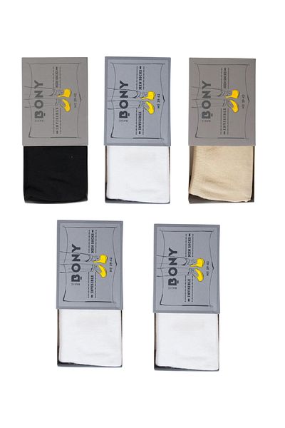 Katia&Bony Women's - Set of 5 Colorful Invisible Ballerina Socks