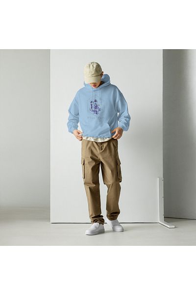Moda Glo Hanorac unisex cu glugă cu imprimeu Pokemon