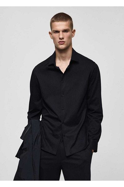 MANGO Man Regular Fit Anti-Wrinkle Shirt