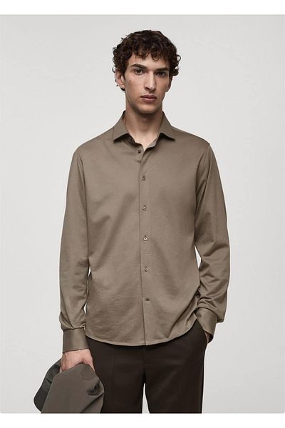 MANGO Man Regular Fit Anti-Wrinkle Shirt