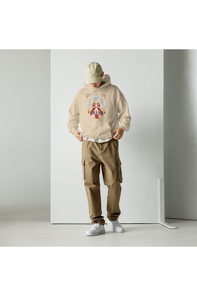 Moda Glo Φούτερ Unisex Recurso Emprededor με στάμπα με κουκούλα