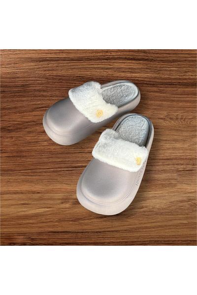 Sonimix Women's Furry Inside Removable and Washable Light Sole Fluffy Slippers