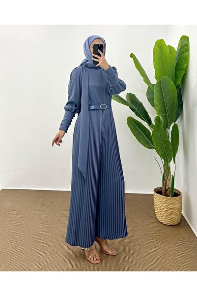 hueonline Iris Jumpsuit - Pleated Detail