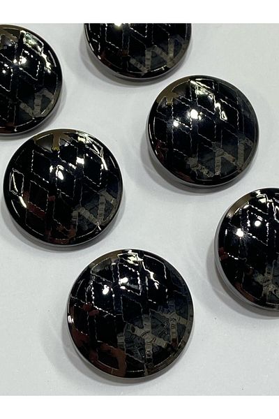 karantuhafiye Metal Button/Coat Coat Length/ Set of 6/2,5 cm/jx008