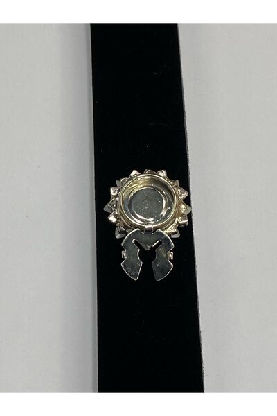 karantuhafiye Κουμπί με πέτρα /Κουμπί με πέτρα με κλιπ/2,5 εκ. Σμαραγδί