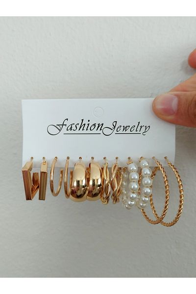 FASHİON JEWELRY Multiple Bijouterie Earrings