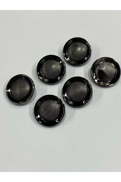 karantuhafiye Metal Button/Trench Coat Jacket Length/ Set of 6/2.3 cm/jx001/Black