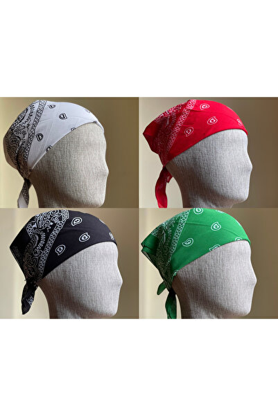 Rupen Kraft 4 τεμάχια 100% βαμβακερό μοτίβο μπαντάνα Κλασικό μοτίβο μπαντάνα έθνικ μοτίβο μπαντάνα