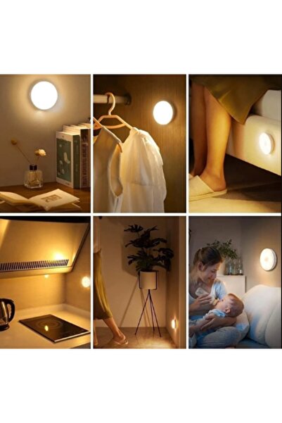 gaman 2 Adet Harekete Duyarlı Günışığı Yatakodası-Kabin Elbise Dolabı Aydınlatması Mıknatıslı Gece Lambası