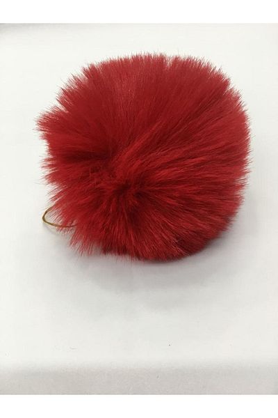 karantuhafiye Pompom / Yumoş Pompom 7 Cm Red