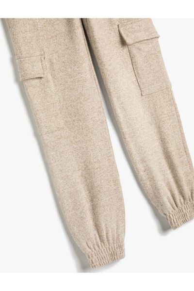 Koton Basic Jogger Sweatpants με λεπτομέρεια τσέπης - Ελαστική μέση