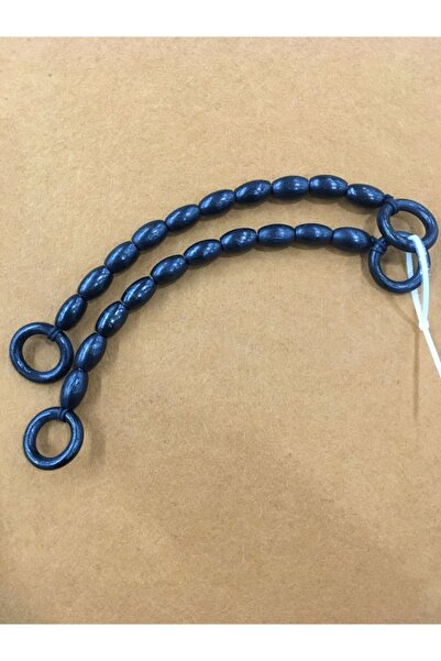 karantuhafiye Bag Handle Wooden Beaded Almond Model