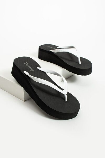 Bermody Pamela Platform - ПВХ безболісні пляжні та басейнові капці Flip Flops