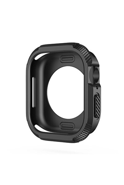 Forzacase Apple Watch 10 46mm ile uyumlu Önü Açık Armor Silikon TPU Kasa Koru...