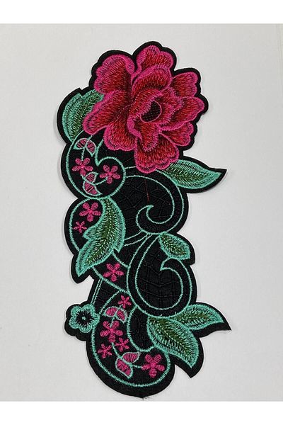 karantuhafiye Rose Applique / Embroidery Rose Applique / Bonding Applique