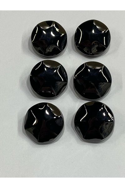 karantuhafiye Metal Button/Trench Coat Jacket Length/ Set of 6/2.3 cm/jx18/Black