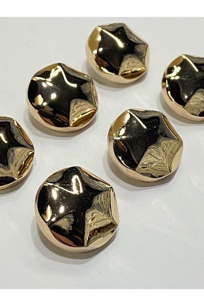 karantuhafiye Metal Button/Trench Coat Jacket Length/ Set of 6/2.3 cm/jx18/Gold