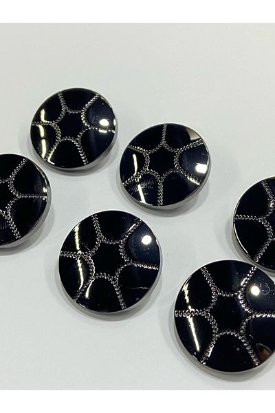 karantuhafiye Metal Button/Trench Coat Jacket Length/ Set of 6/2.3 cm/jx26/Anthracite