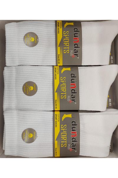Dündar DÜNDAR PLUS 7101 MEN'S TENNIS SOCKS 6 PCS