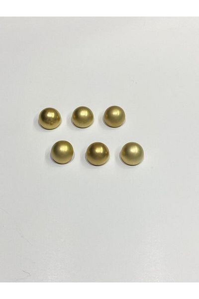 karantuhafiye Jacket Trench Coat Button Curved Special Coating Matte Gold Set of 6 1.8 Cm
