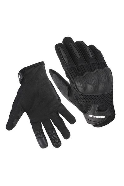 Scoyco Black Mc58 Model Protected Motorcycle Gloves