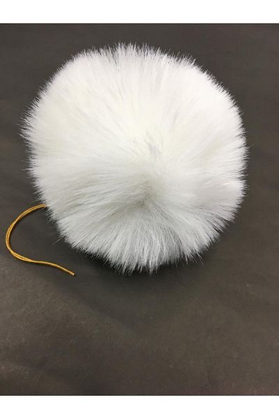 karantuhafiye Pompom / Yumoş Pompon 7 Cm White