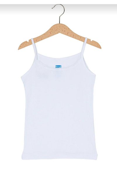 Berrak 6005 Girl's Modal Thread Strap Undershirt 12 Pieces