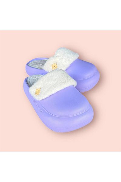 Sonimix Women's Furry Inside Removable and Washable Light Sole Fluffy Slippers
