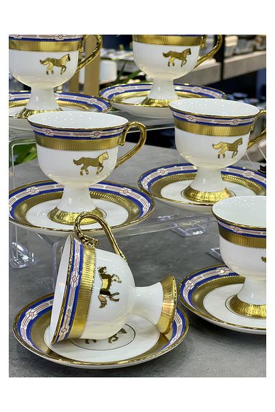 Doğudeko Taylor Lux 6-Piece Porcelain Cup Set