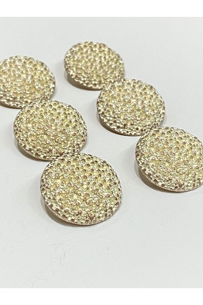 karantuhafiye Jacket Cap button / design button / special coated button / Open Cappuccino 6 piece set 2,2 Cm