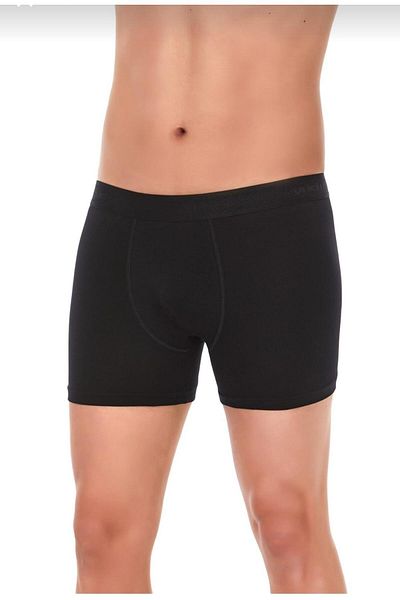 YILDIZ 6 Μαύρα Ανδρικά Modal Lycra Boxers