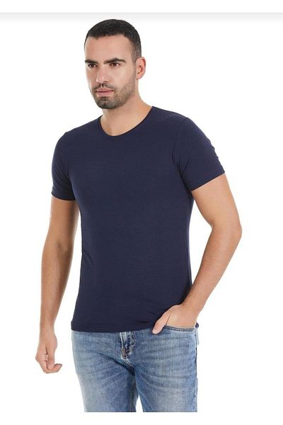 YILDIZ 337 Ανδρικό εσώρουχο Modal Crew Neck 3 τεμαχίων