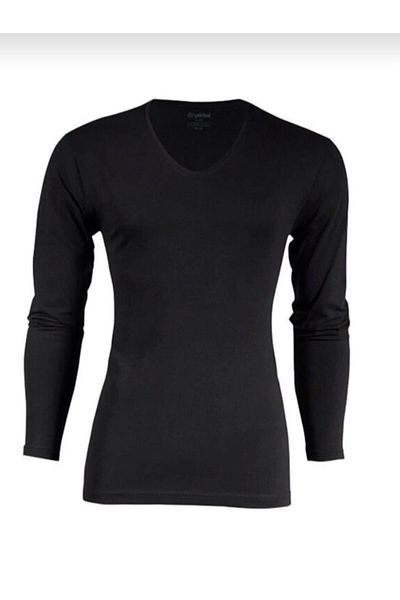 YILDIZ 341 Men's Modal V-neck Long Sleeve Athlete Set