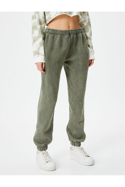 Koton Jogger Sweatpants Pocket Βαμβακερή Άνετη Εφαρμογή
