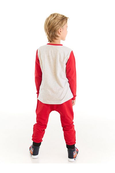 Denokids T-Shirt-Hosen-Set für weihnachtliche Monster-Jungen