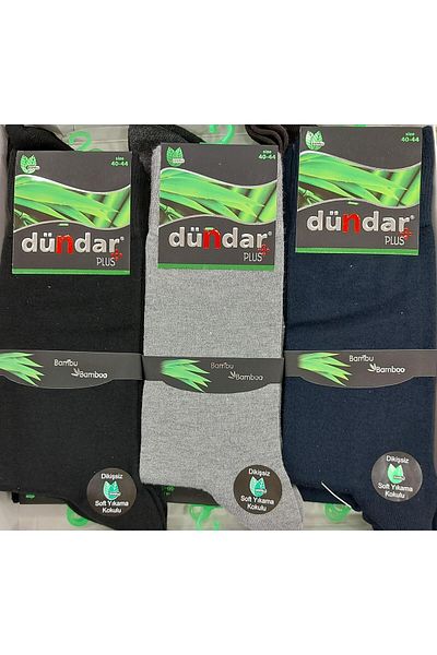 Dündar Plus 5602 Men's Bamboo Lycra Socks 6 Pieces