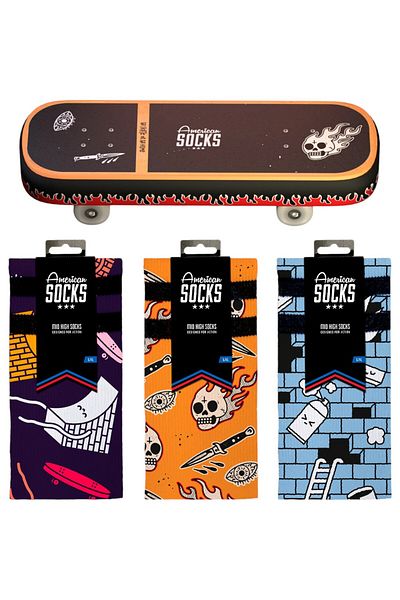 American Socks Комплект чорапи Sk8 Gift от 3 части