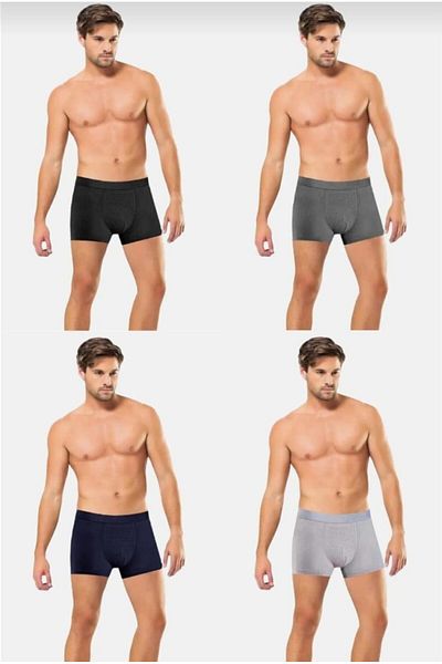 Anıt ANIT 1284 - Ανδρικά Bamboo Mixed Color Breathable Boxers 12 τμχ