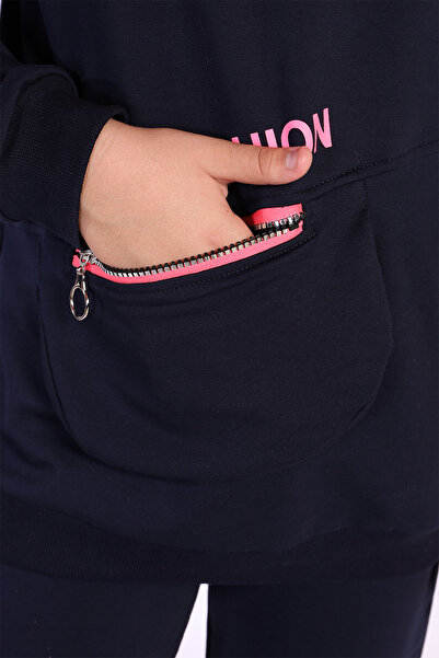 Toontoy Σετ αθλητικής φόρμας για κορίτσια με τύπωμα με λεπτομέρεια τσέπης