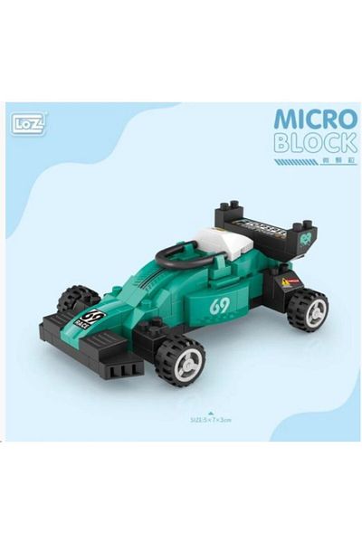 Loz Nessiworld Lz8623 مجموعة مكعبات السيارة Mini Poșet -vagon Life